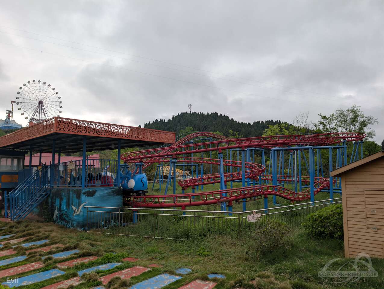 Crazy Mouse im Park Suining Happy World Impressionen