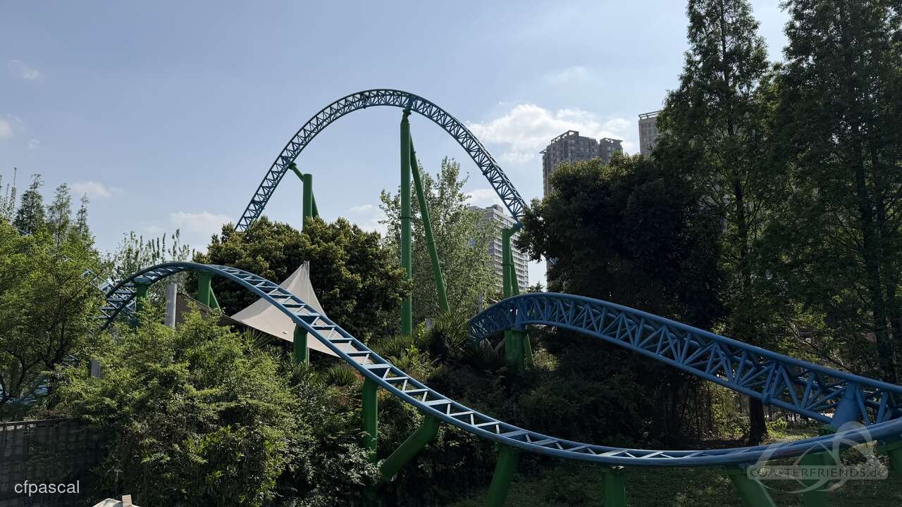 Fly Over Mediterranean im Park Happy Valley Chengdu Impressionen