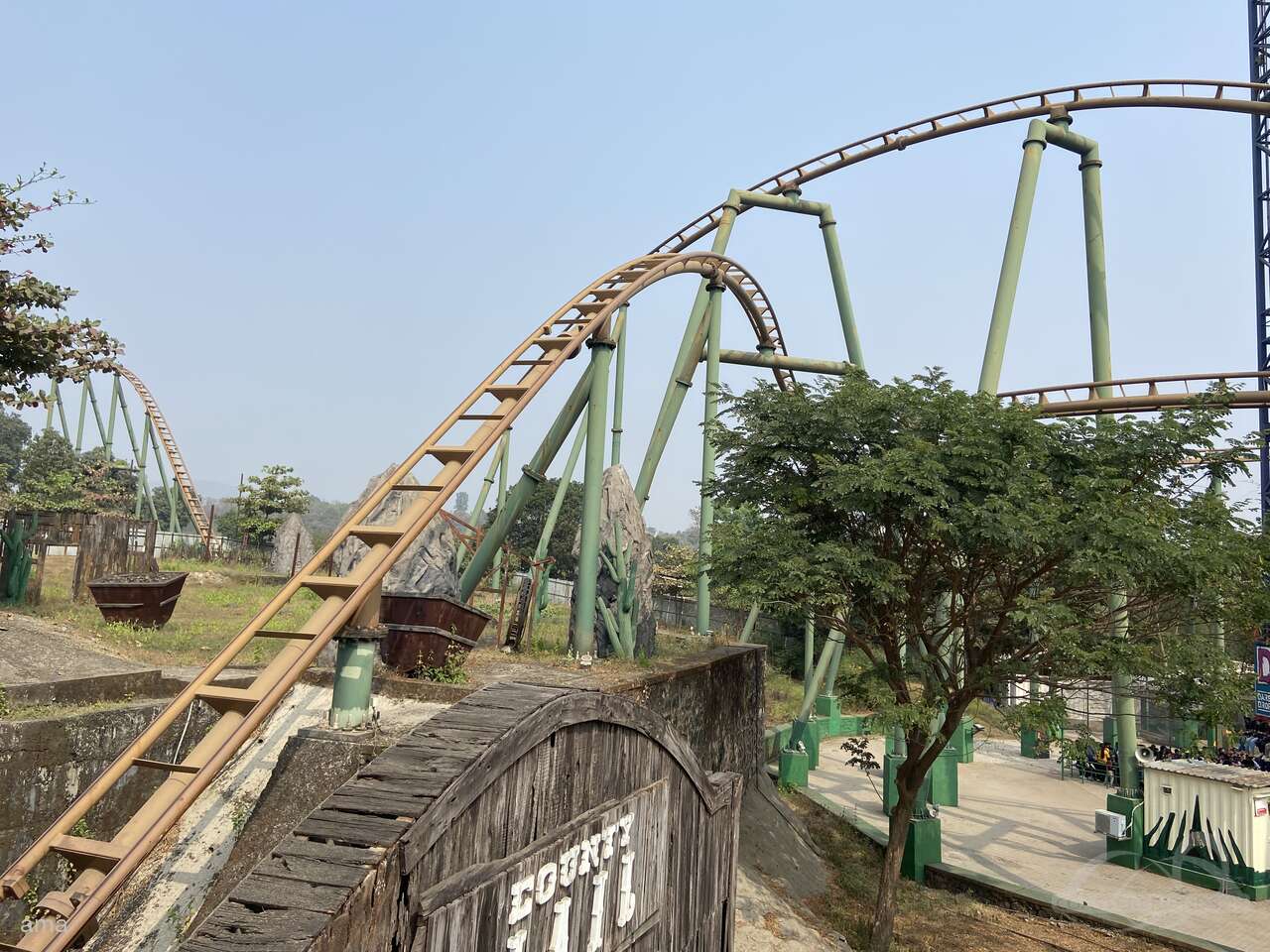 Gold Rush Express im Park Imagicaa Impressionen