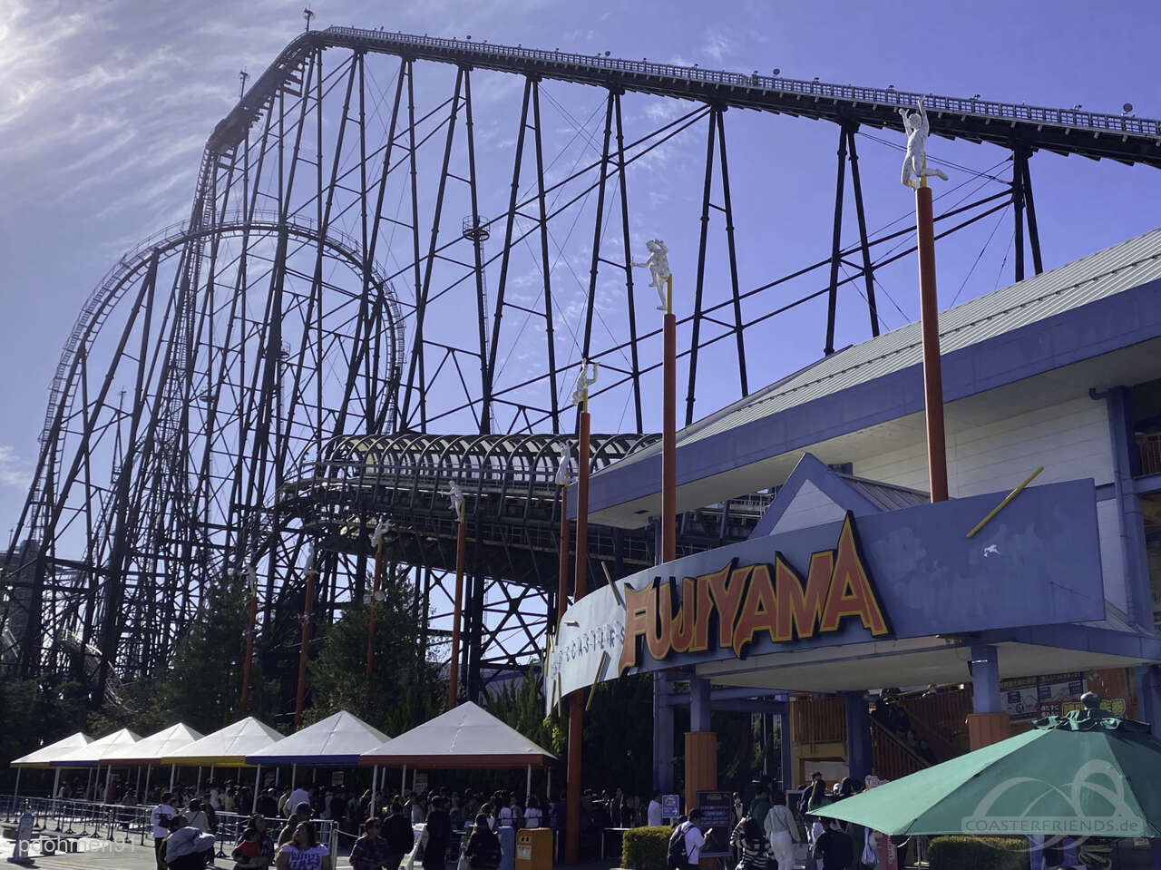 Fujiyama im Park Fuji-Q Highland Impressionen