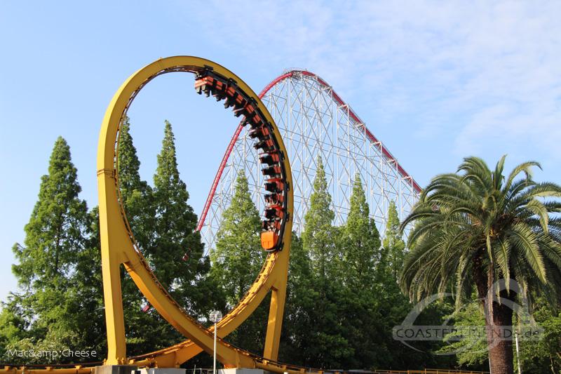 Shuttle Loop im Park Nagashima Spa Land Impressionen