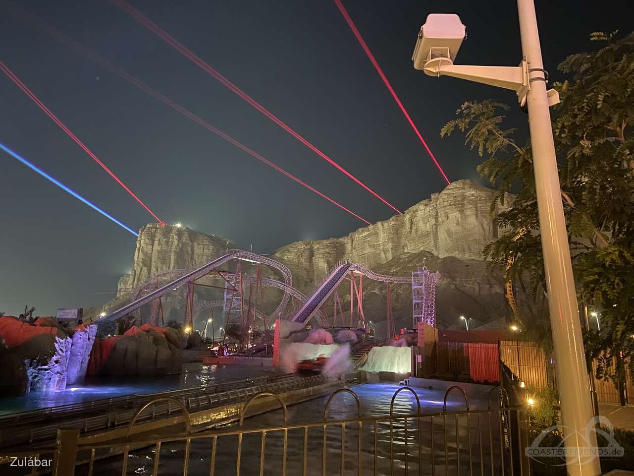 Saw Mill Falls im Park Six Flags Qiddiya City Impressionen