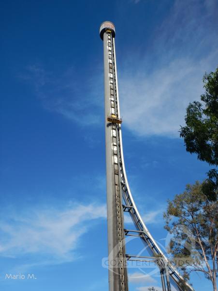 Tower of Terror II im Park Dreamworld Impressionen