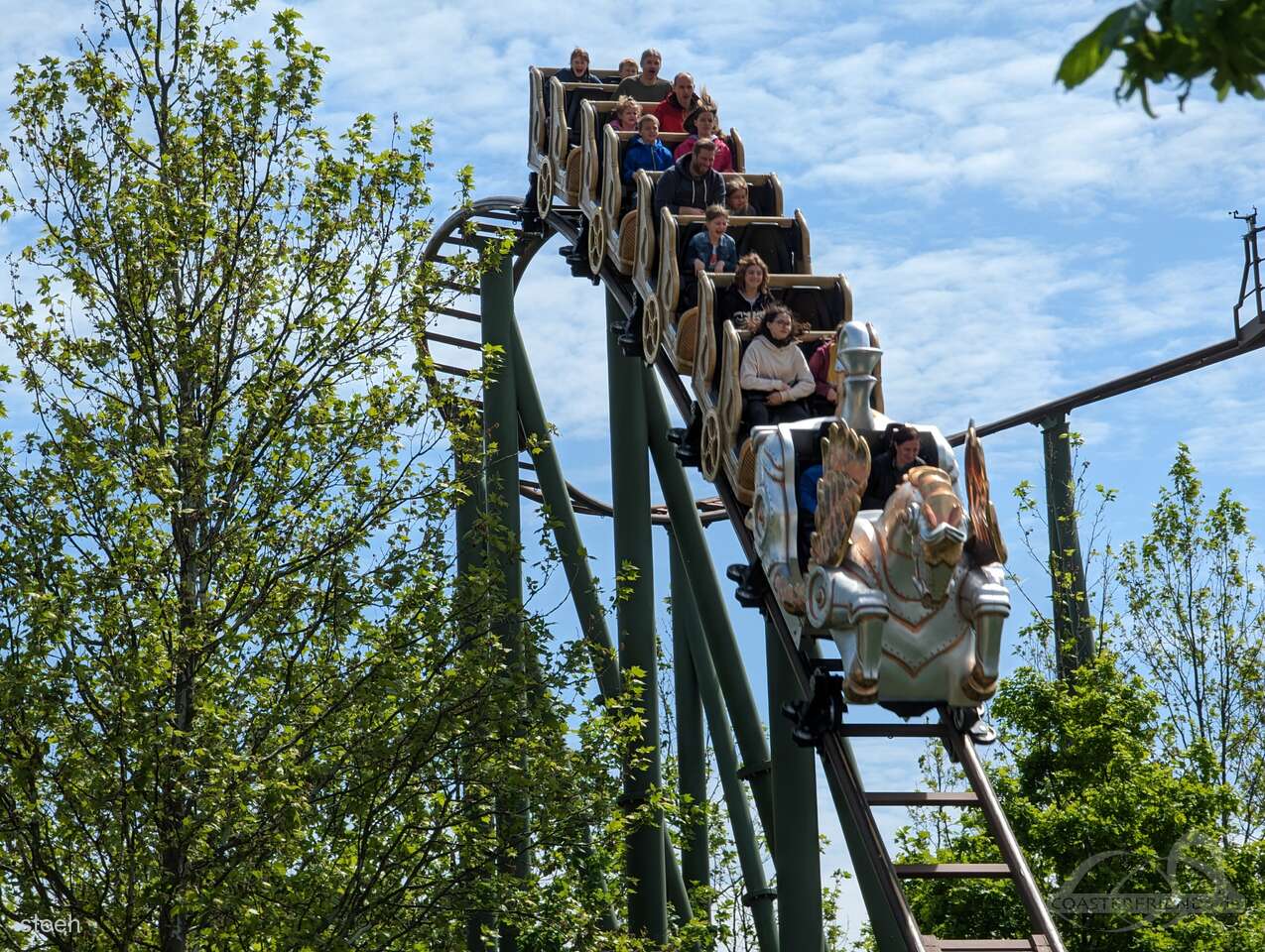 Götterblitz im Park Familypark Impressionen