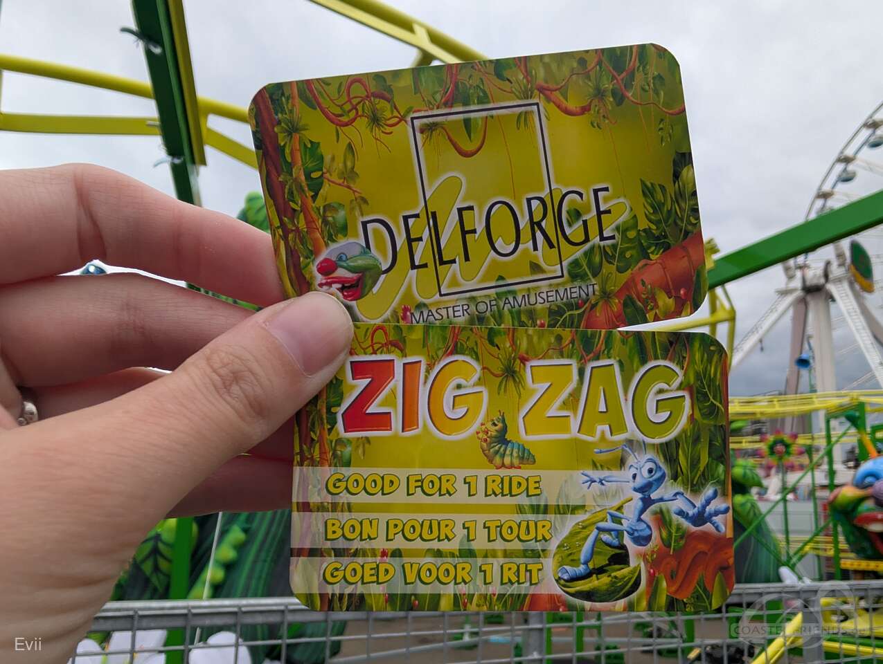 Zig Zag im Park Delforge, Louis & Ellie Impressionen