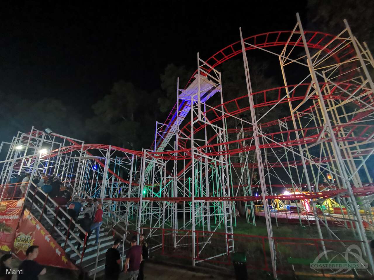 Galaxy Coaster im Park Fun Park Sunny Beach Impressionen