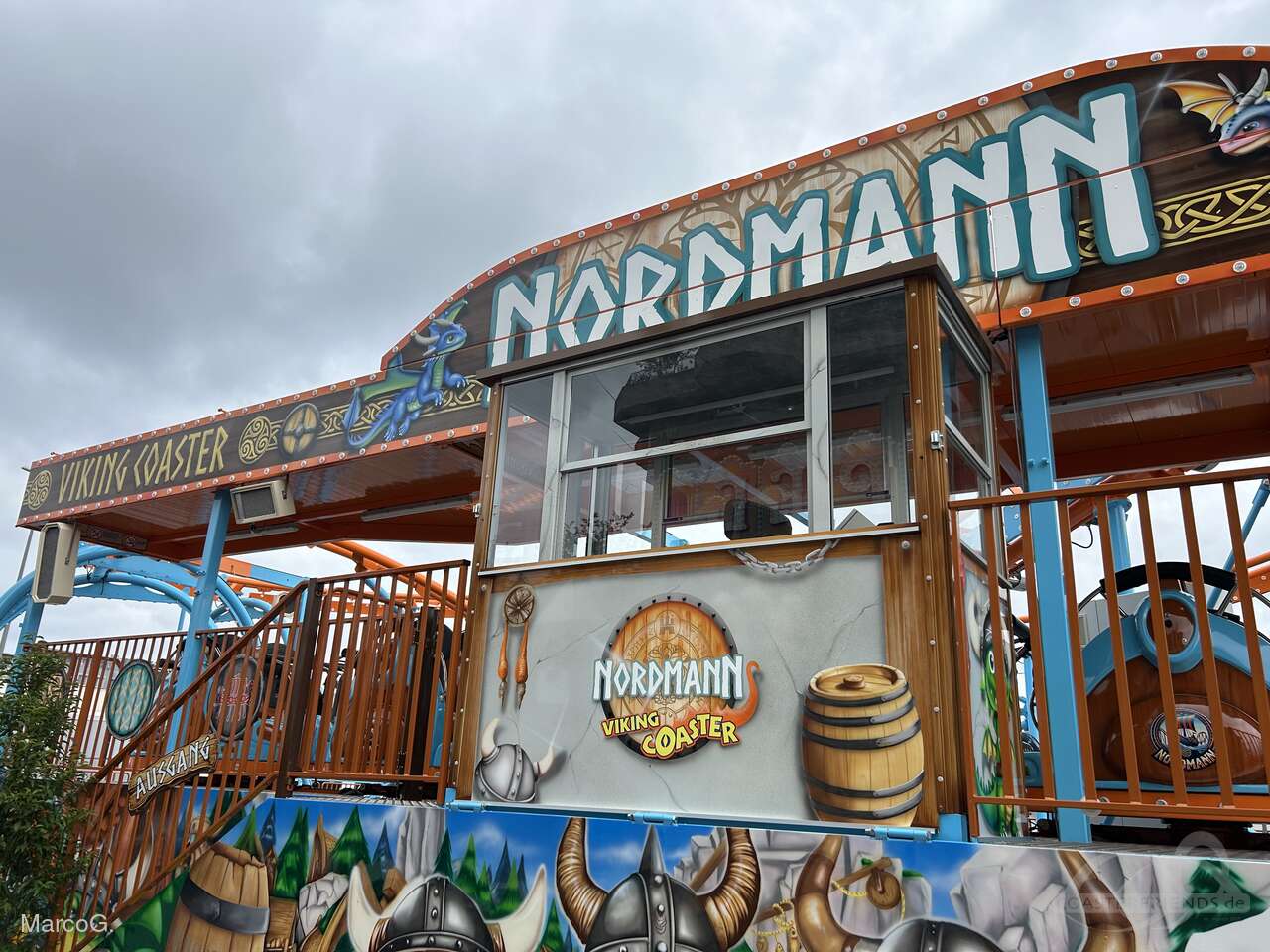 Nordmann - Viking Coaster im Park Schwerin K. Impressionen