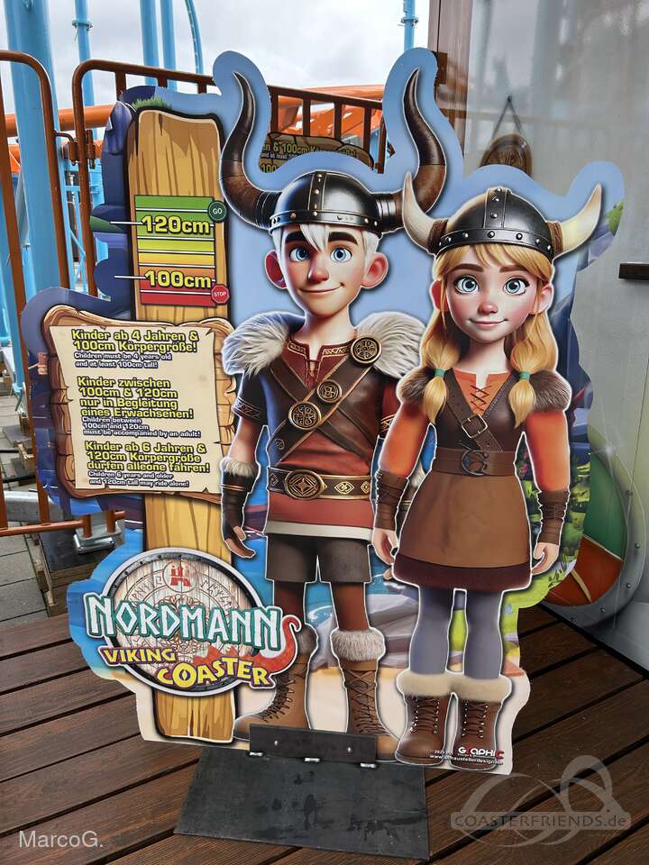 Nordmann - Viking Coaster im Park Schwerin K. Impressionen