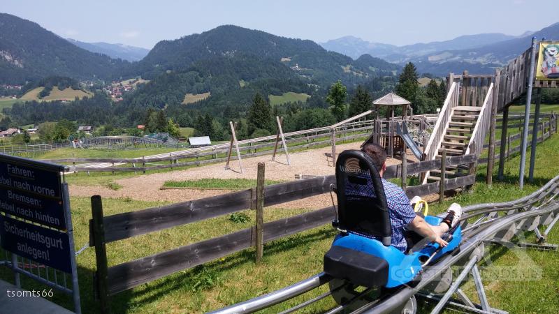 Alpsee Coaster im Park Alpsee Bergwelt Impressionen
