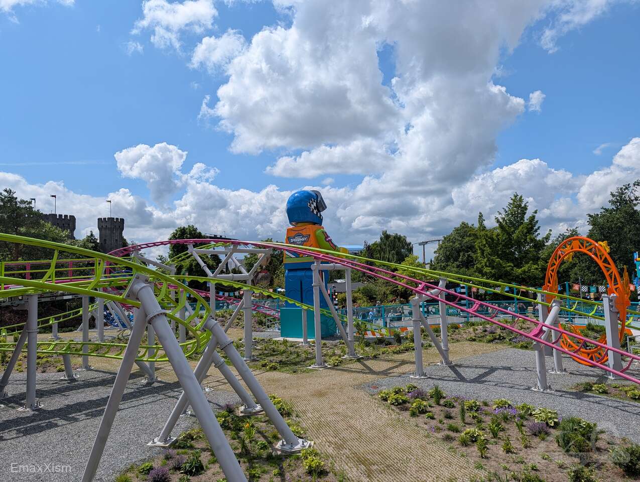 Minifigure Speedway (Team Allstars) im Park Legoland Billund Impressionen