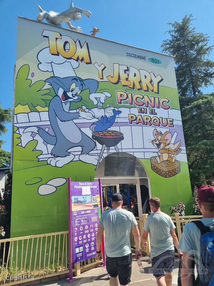 Tom y Jerry im Park Parque Warner Madrid Impressionen