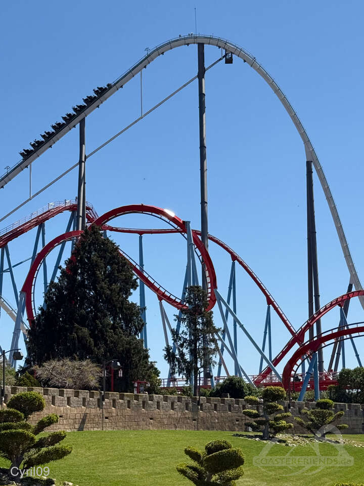 Shambhala im Park PortAventura Park Impressionen
