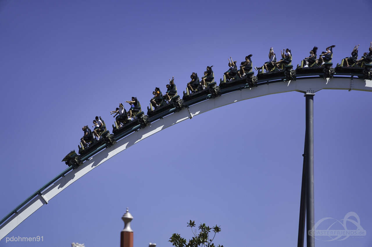 Shambhala im Park PortAventura Park Impressionen
