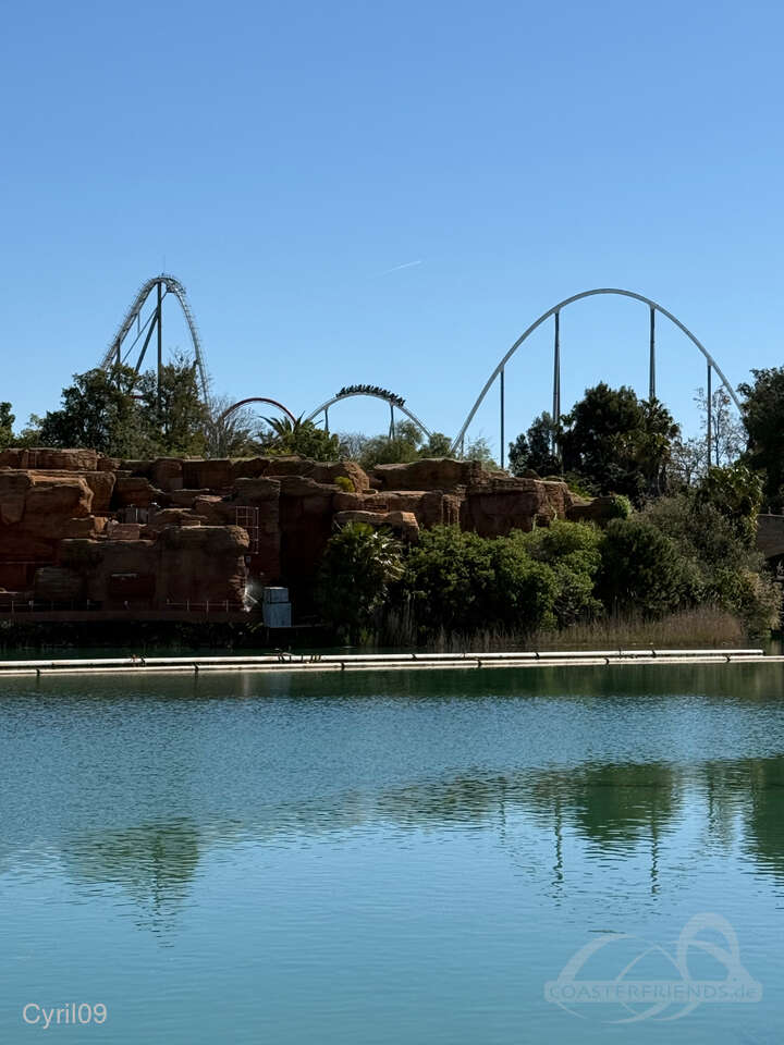 Shambhala im Park PortAventura Park Impressionen