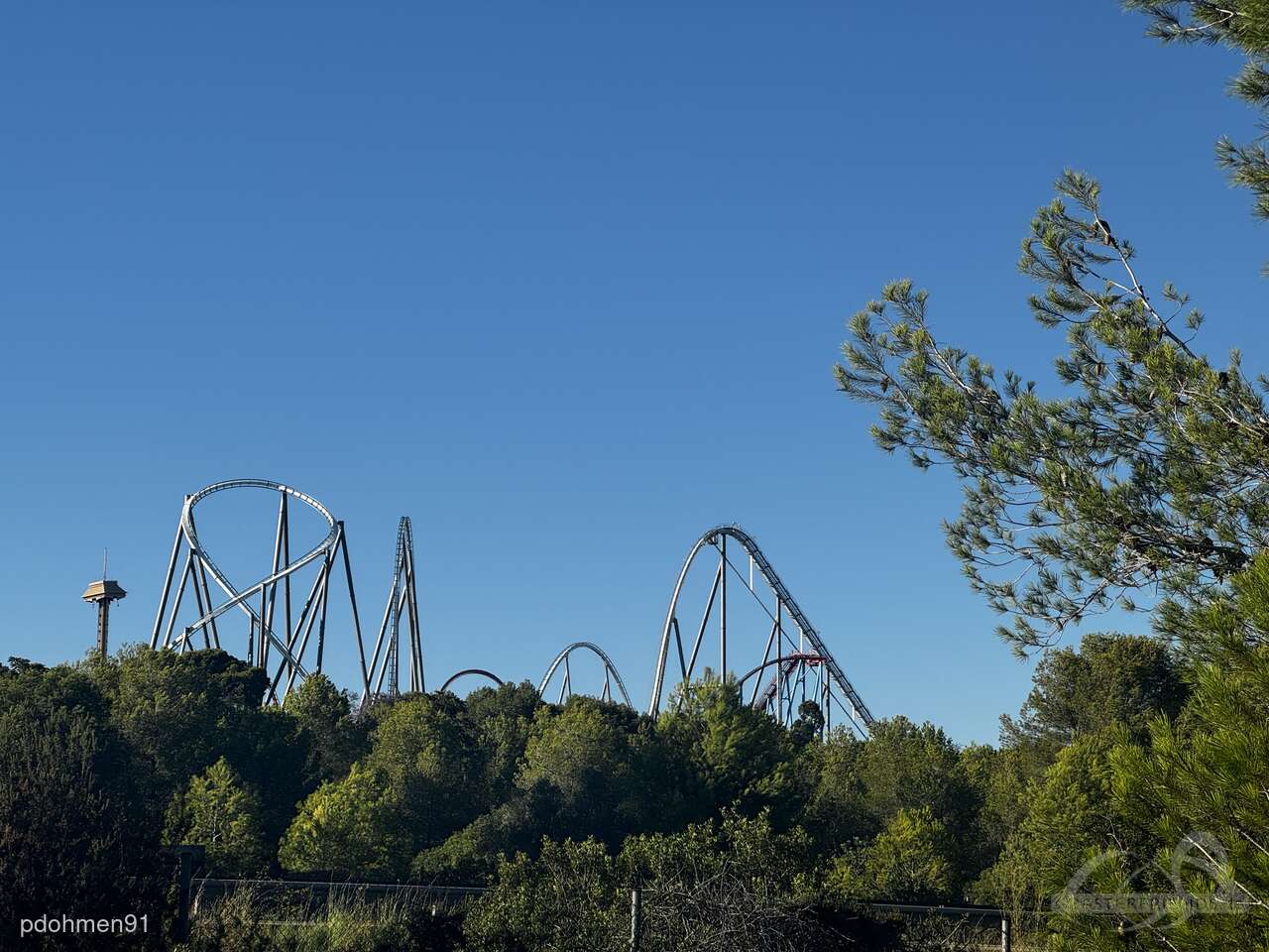 Shambhala im Park PortAventura Park Impressionen