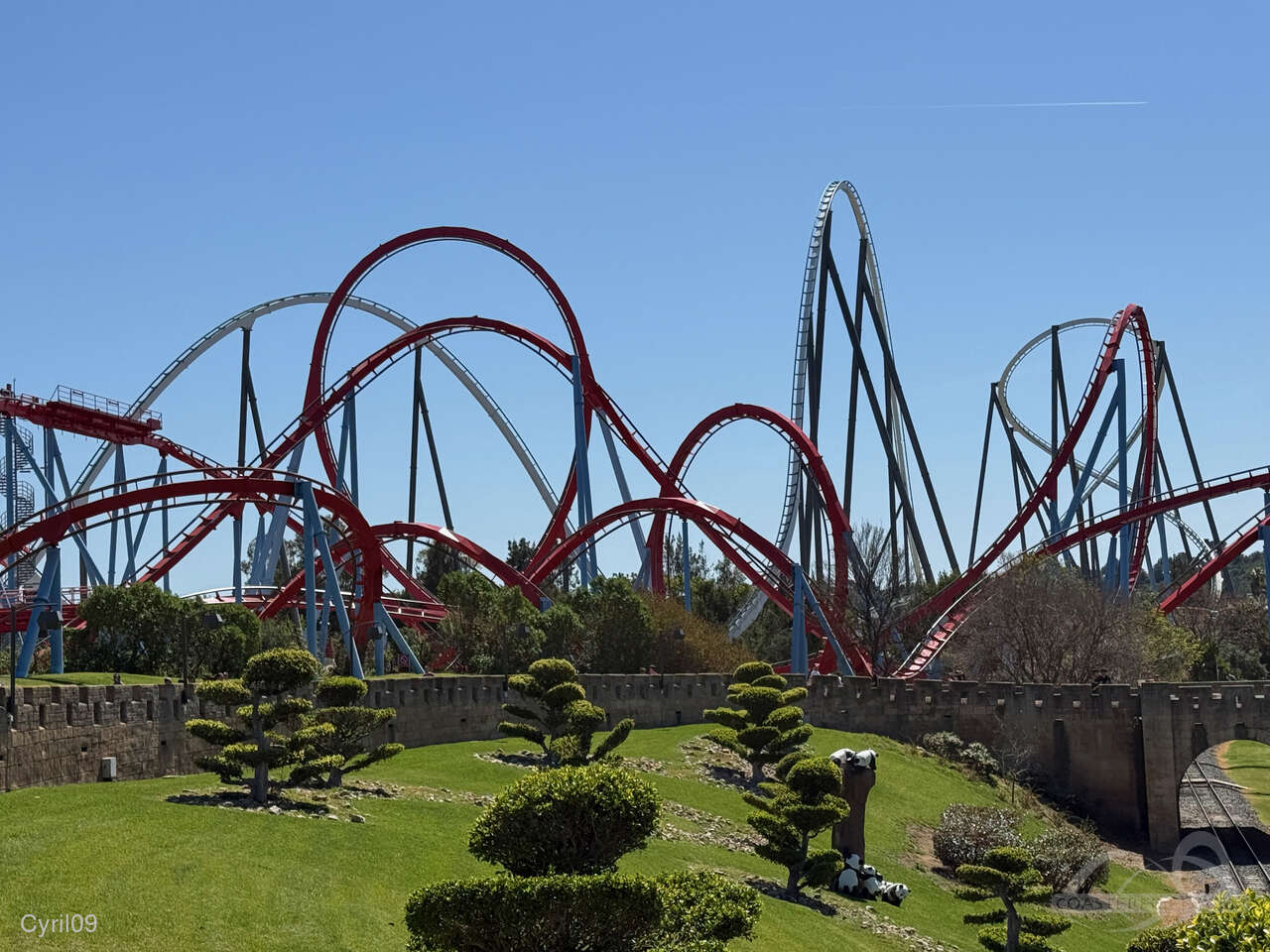 Shambhala im Park PortAventura Park Impressionen