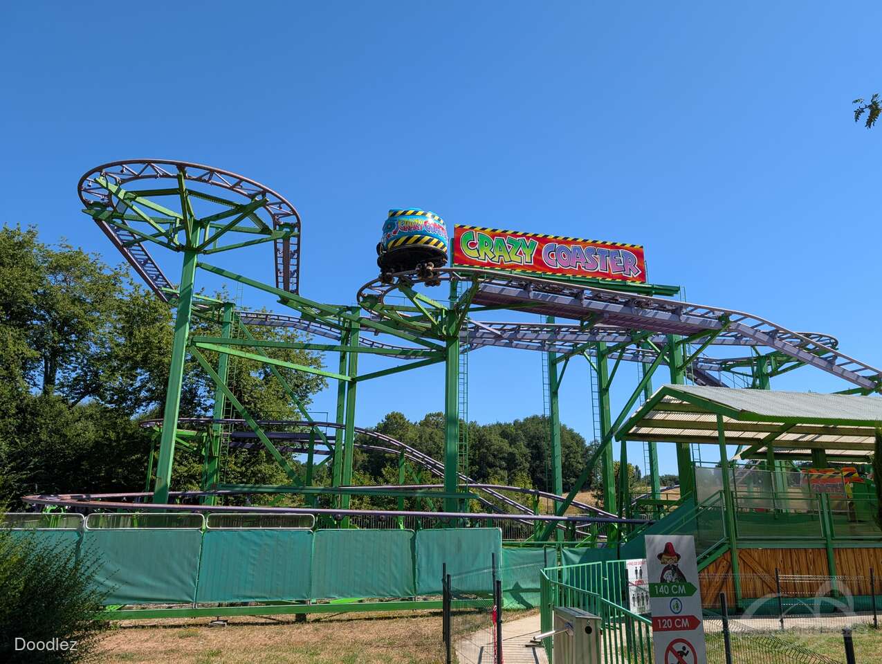 Crazy Coaster im Park Jacquou Parc Impressionen