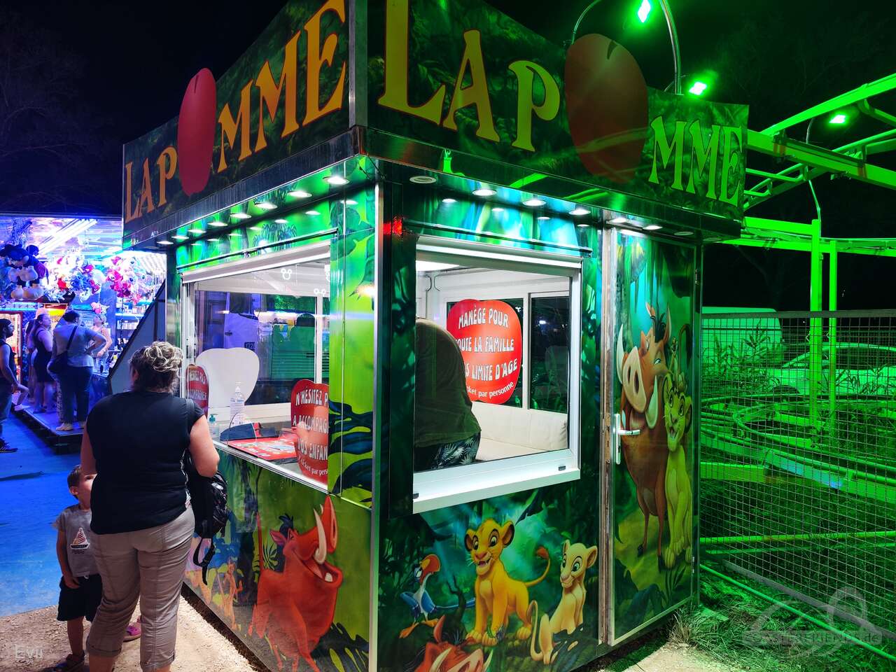 La Pomme im Park Fun Park Canet en Roussillon (Luna Park) Impressionen