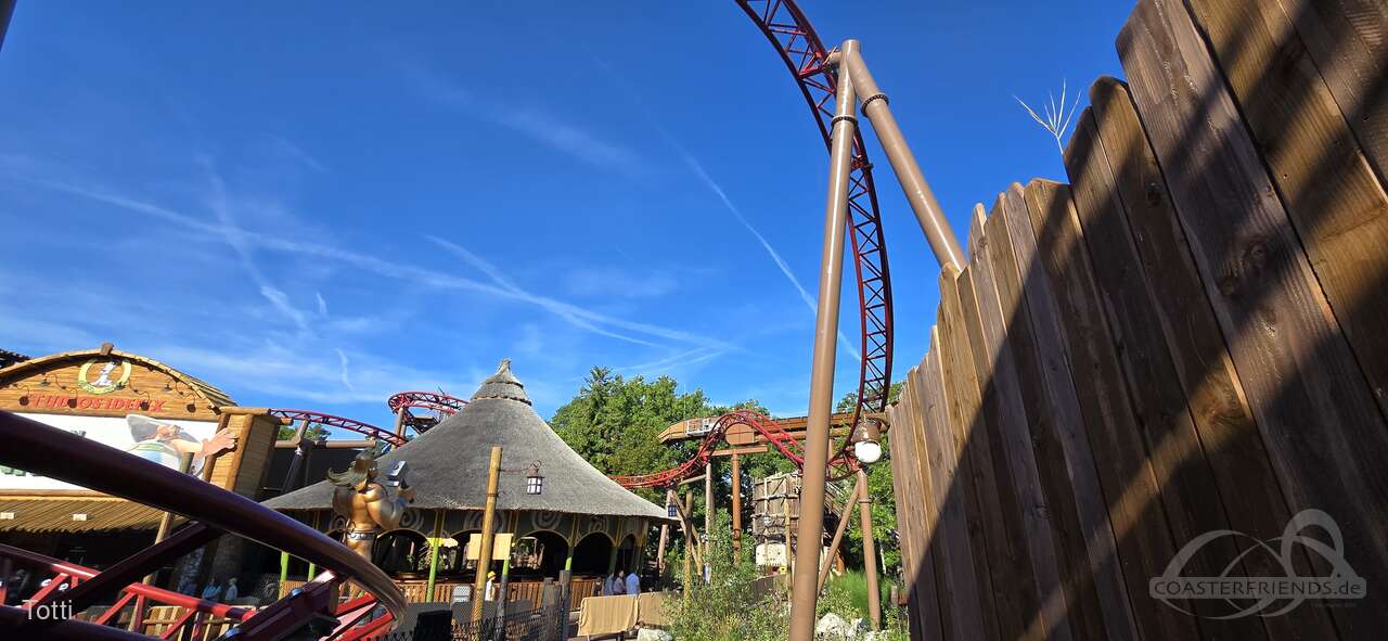 Cétautomatix im Park Parc Astérix Impressionen