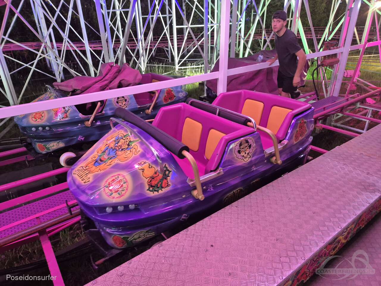 Tattoo Coaster Infinity Coaster im Park Lunapark Agde Impressionen