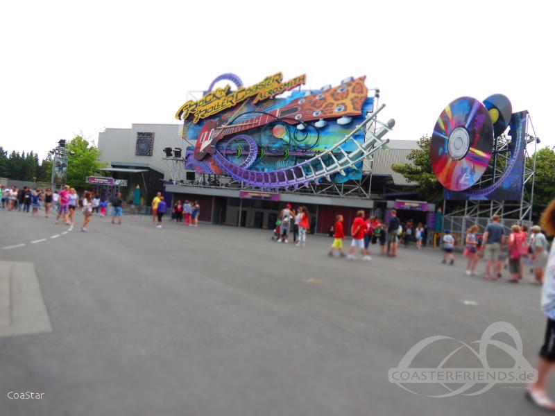Rock 'n' Roller Coaster im Park Disneyland Paris - Walt Disney Studios Park Impressionen