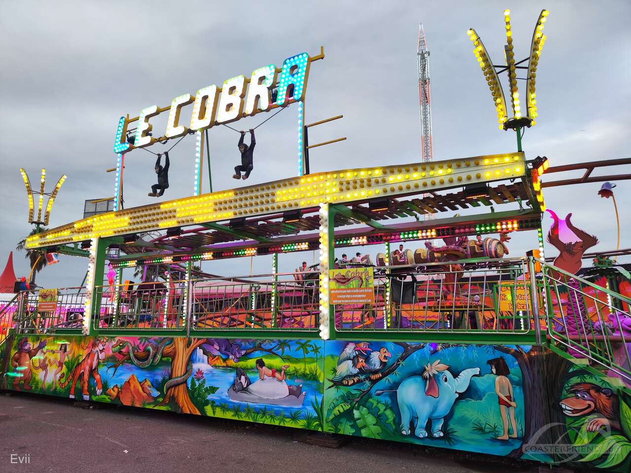 Le Cobra im Park Luna Park d'Argelès-sur-Mer Impressionen