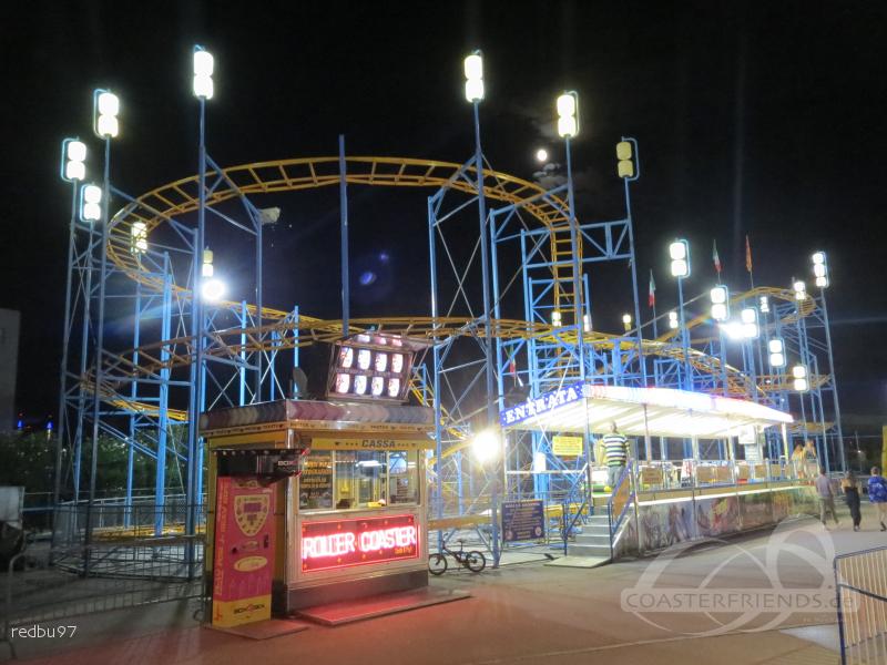 Roller Coaster im Park New Jesolandia Impressionen