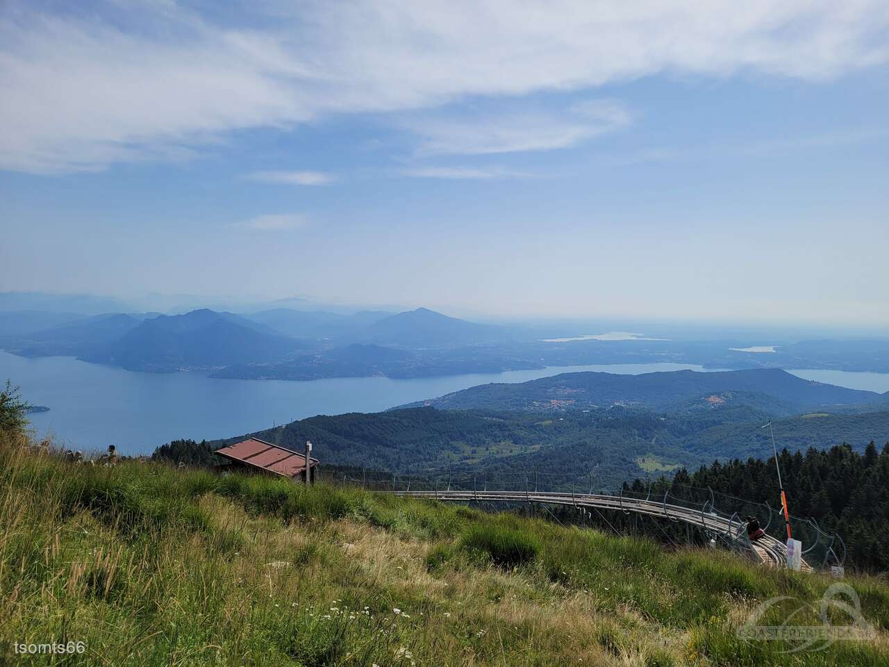 Alpine Coaster im Park AlpyLand Mottarone Impressionen