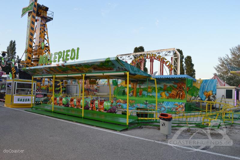 Happy Dragon / Millepiedi im Park Luna Park Adriatico Impressionen