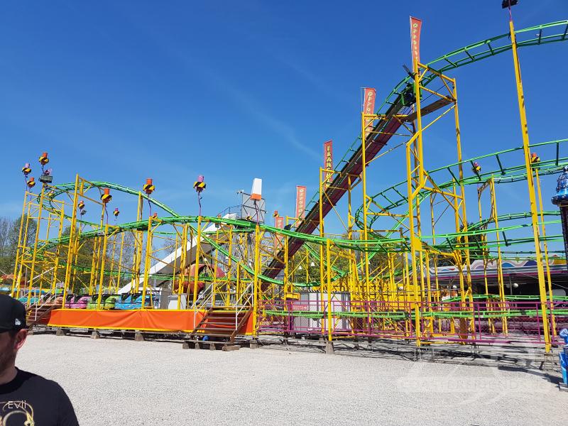 Rollercoaster im Park Franchini Impressionen