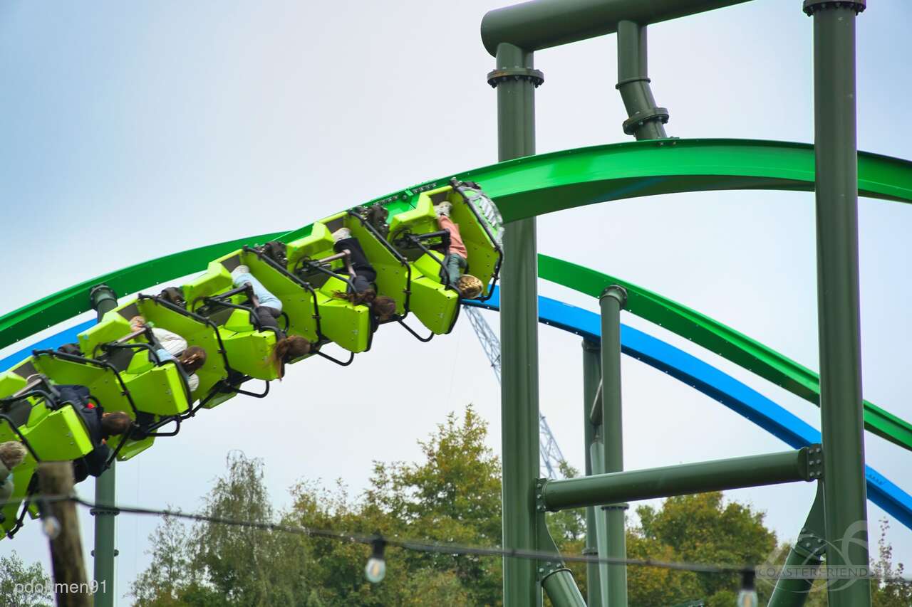 YoY - Thrill (Green) im Park Walibi Holland Impressionen