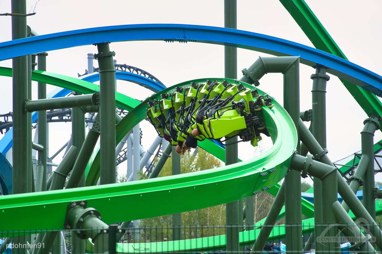 YoY - Thrill (Green) im Park Walibi Holland Impressionen