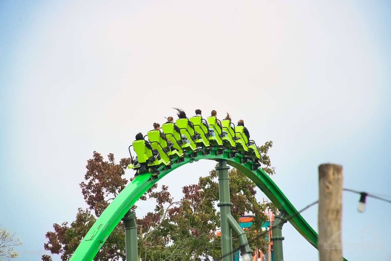 YoY - Thrill (Green) im Park Walibi Holland Impressionen