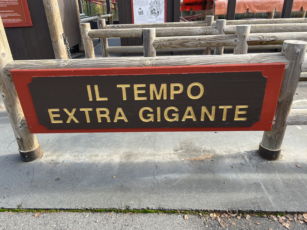 Il Tempo Extra Gigante im Park Hunderfossen Eventyrpark Impressionen