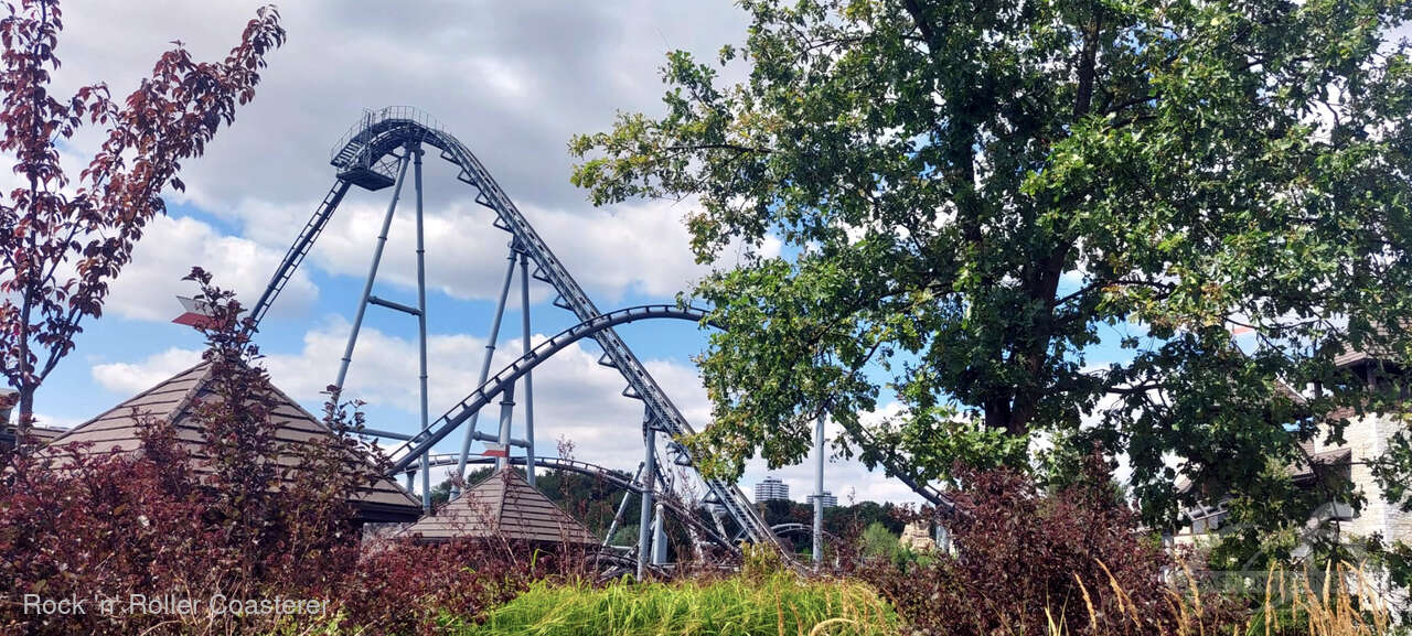 Lech Coaster im Park Legendia Śląskie Wesołe Miasteczko Impressionen
