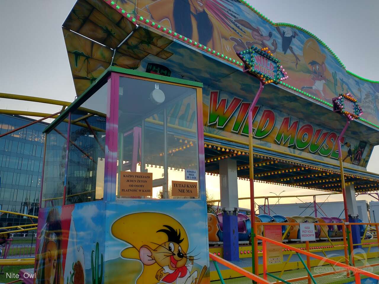 Wild Mouse im Park Lunapark Robland Impressionen