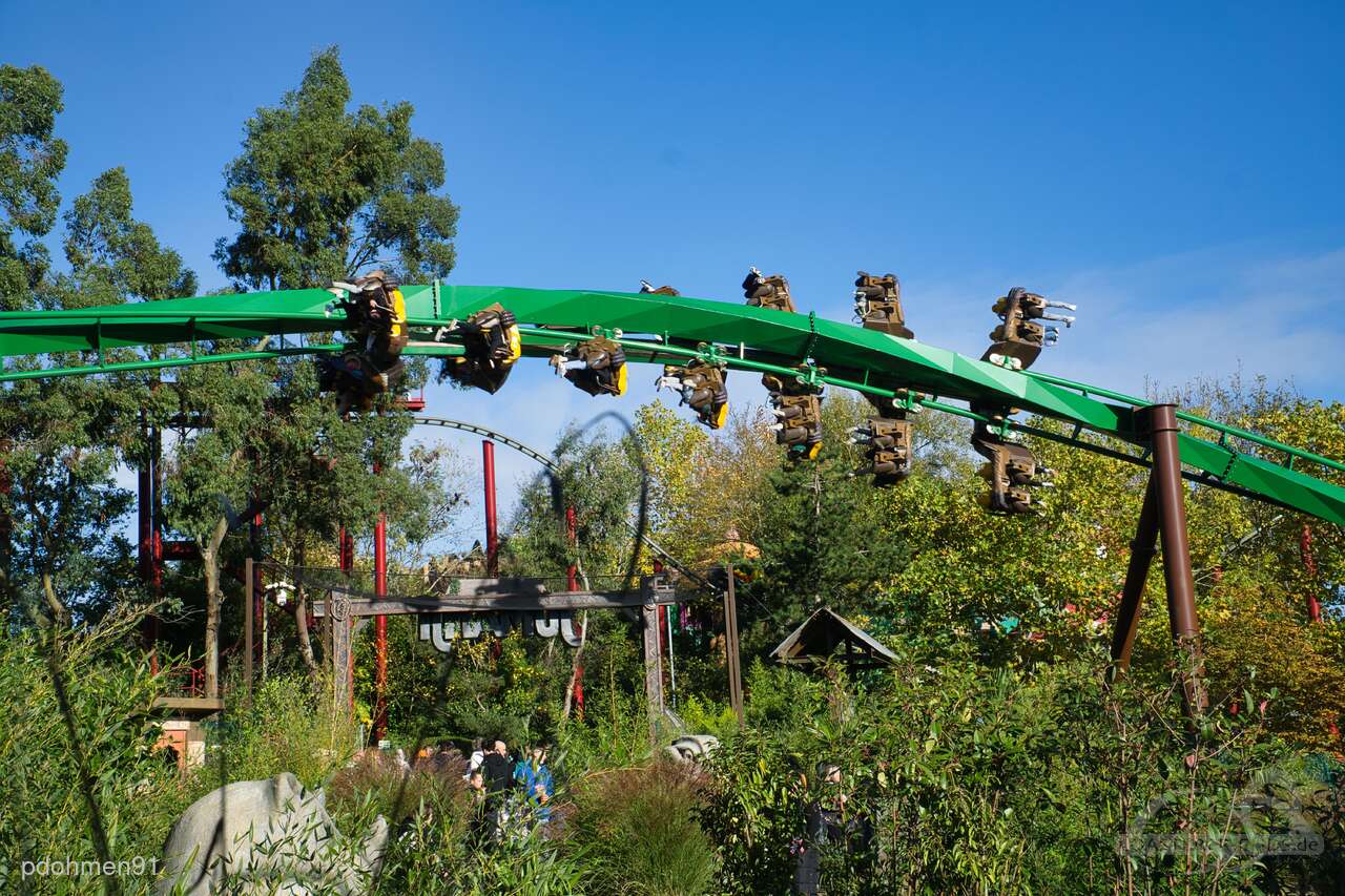 Mandrill Mayhem im Park Chessington World of Adventures Impressionen