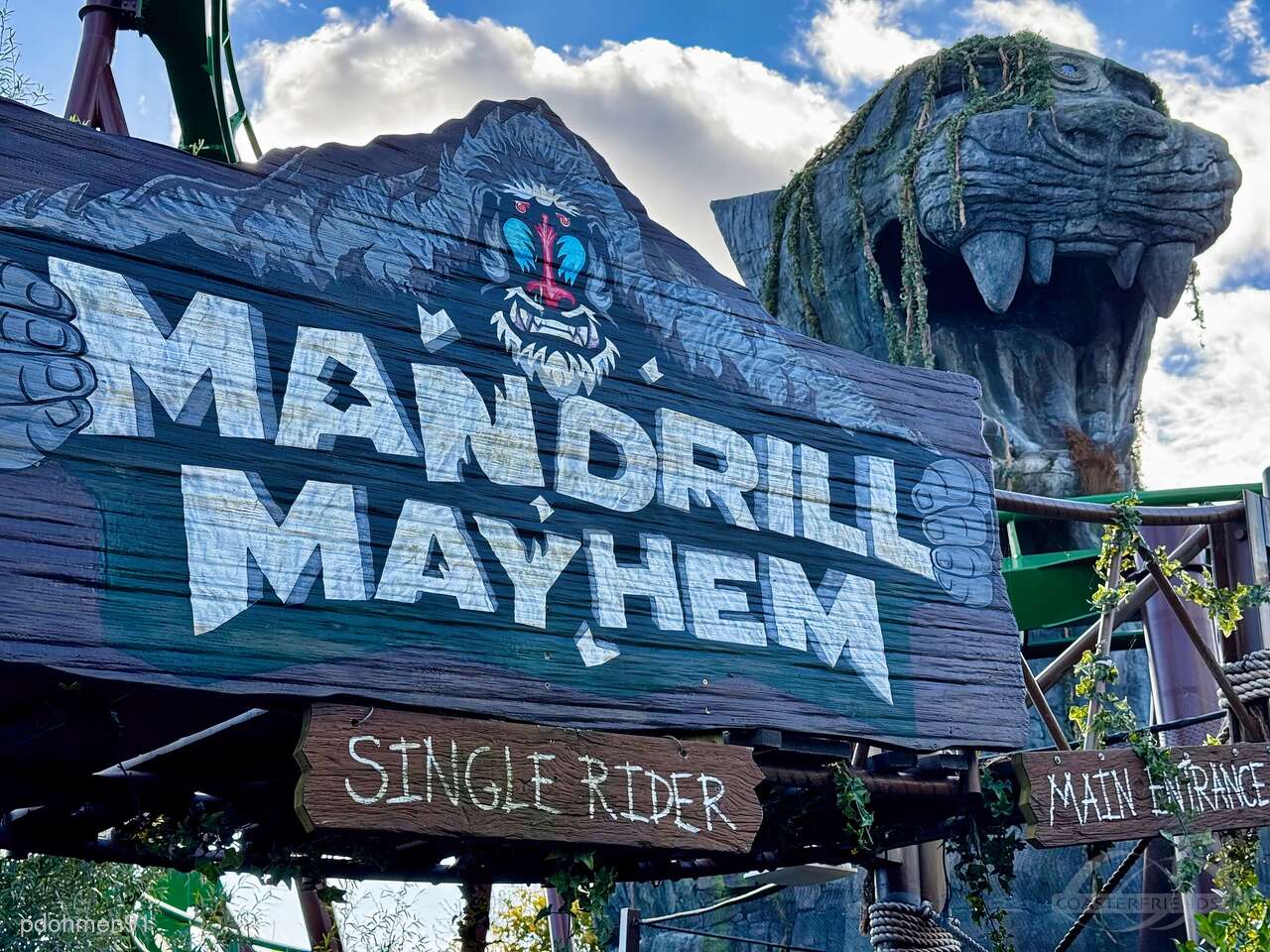 Mandrill Mayhem im Park Chessington World of Adventures Impressionen