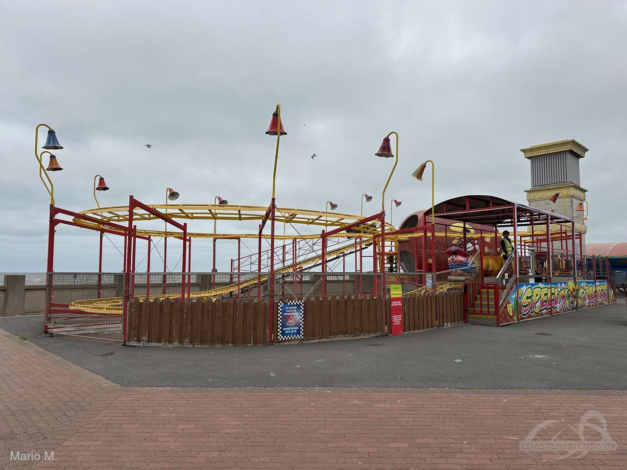 Speedy Coaster im Park Rhyl Fun Fair Impressionen