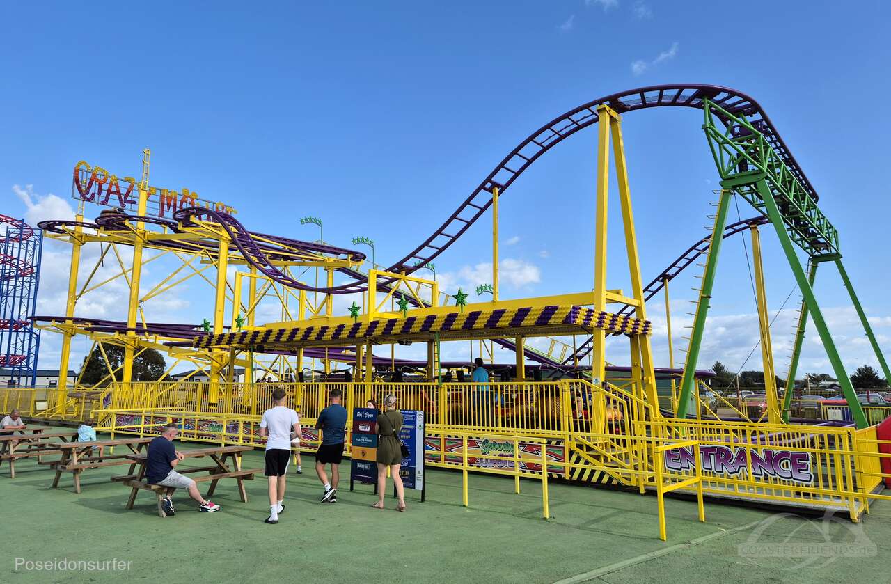 Crazy Mouse im Park Brean Theme Park Impressionen