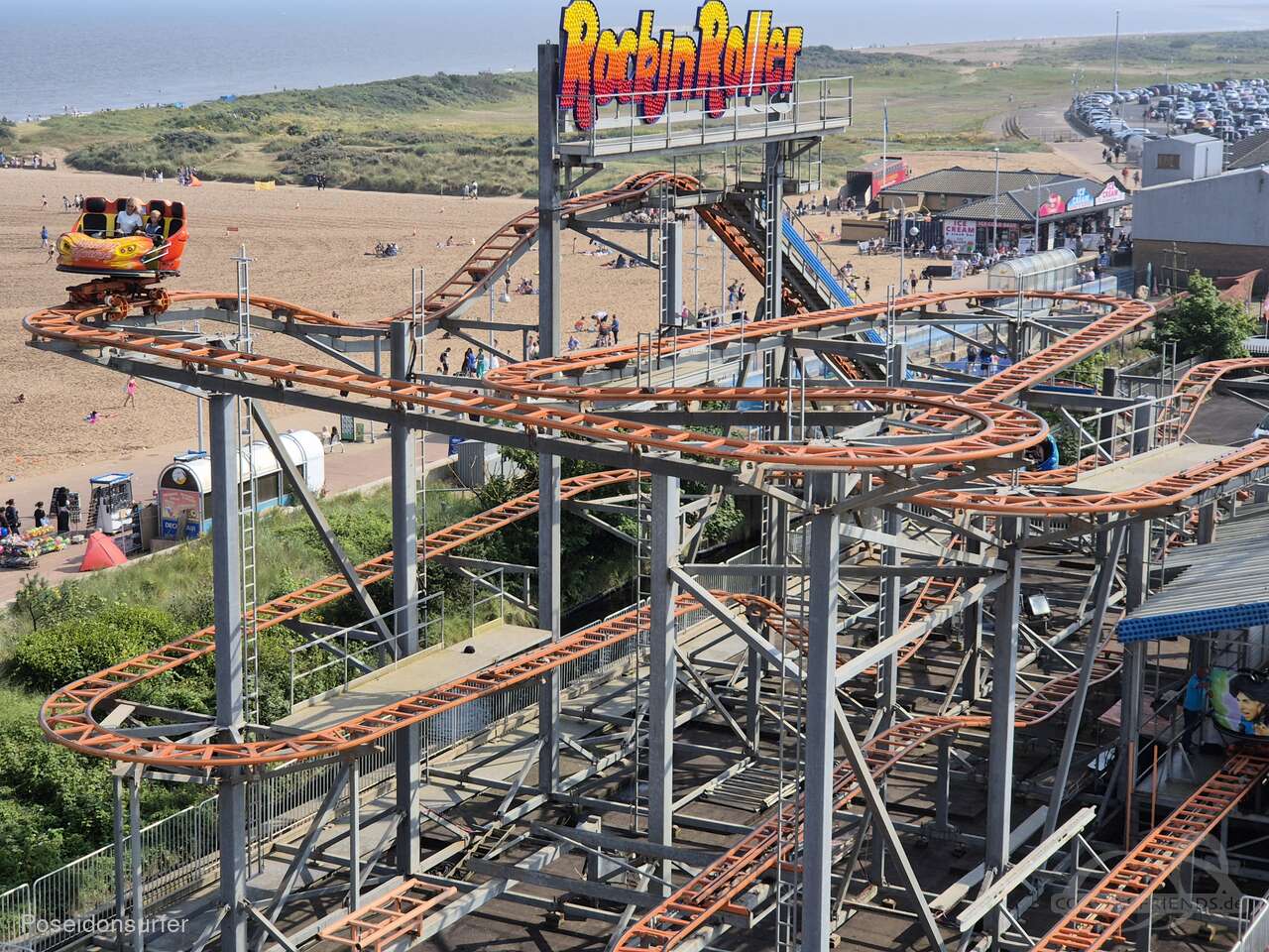 Rockin Roller im Park Botton's Pleasure Beach Impressionen