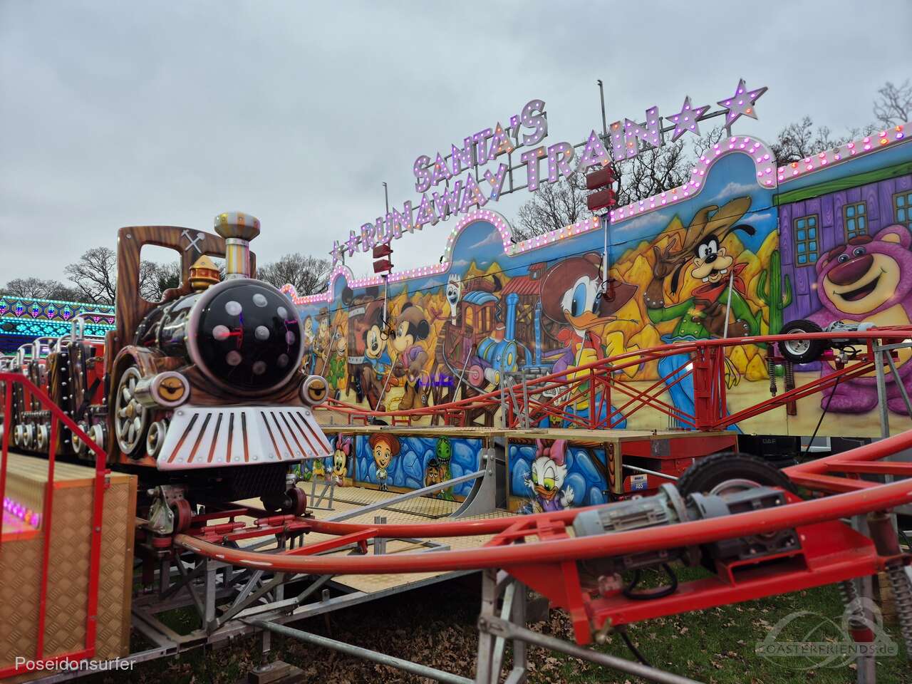 Runaway Train / Santa's Runaway Train im Park Botton Jimmy Jnr. Impressionen