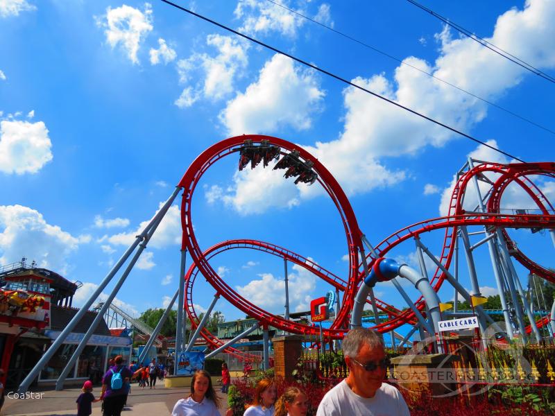 G Force im Park Drayton Manor Impressionen