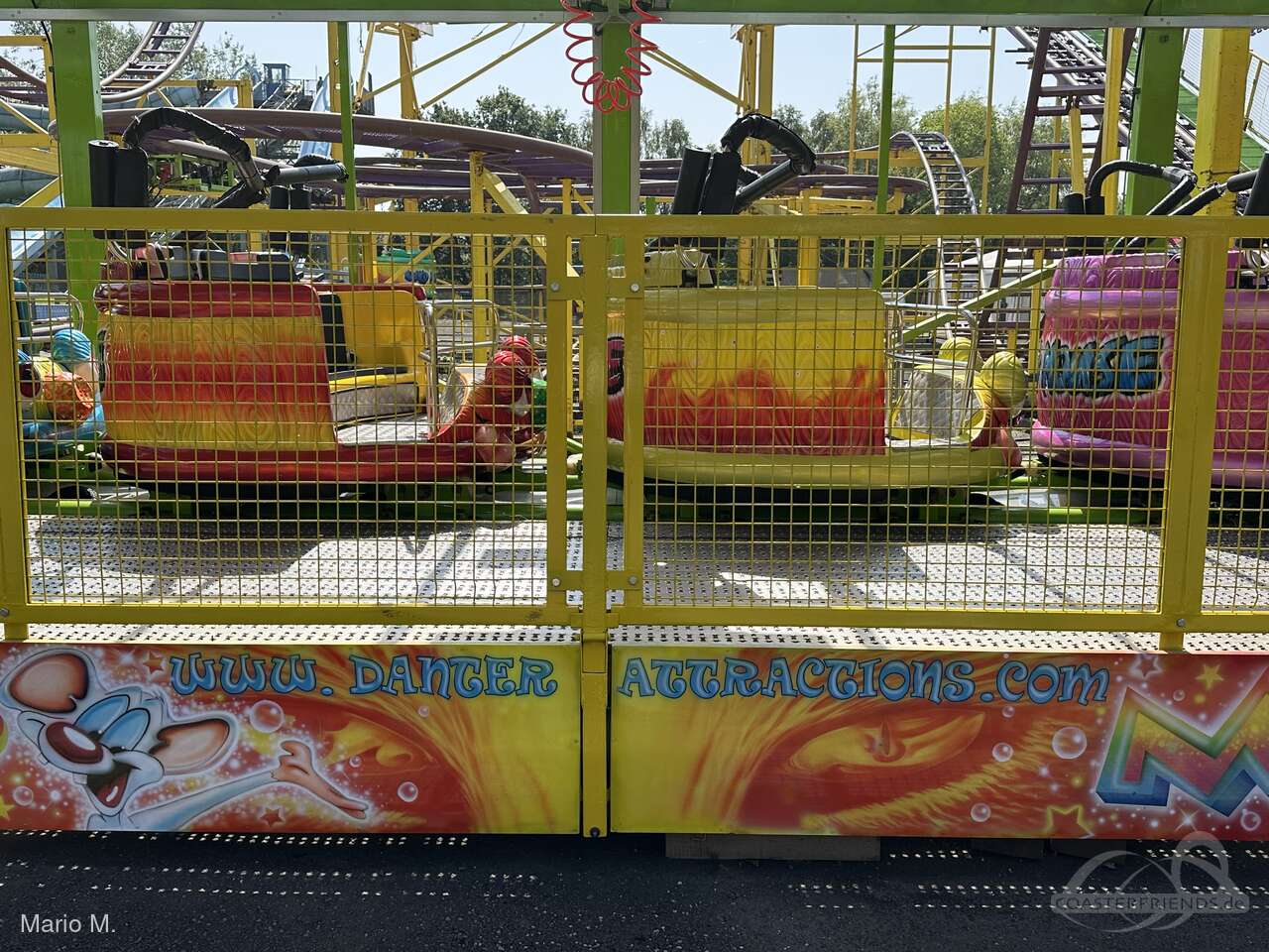 Wild Mouse im Park M&Ds Scotland's Theme Park Impressionen