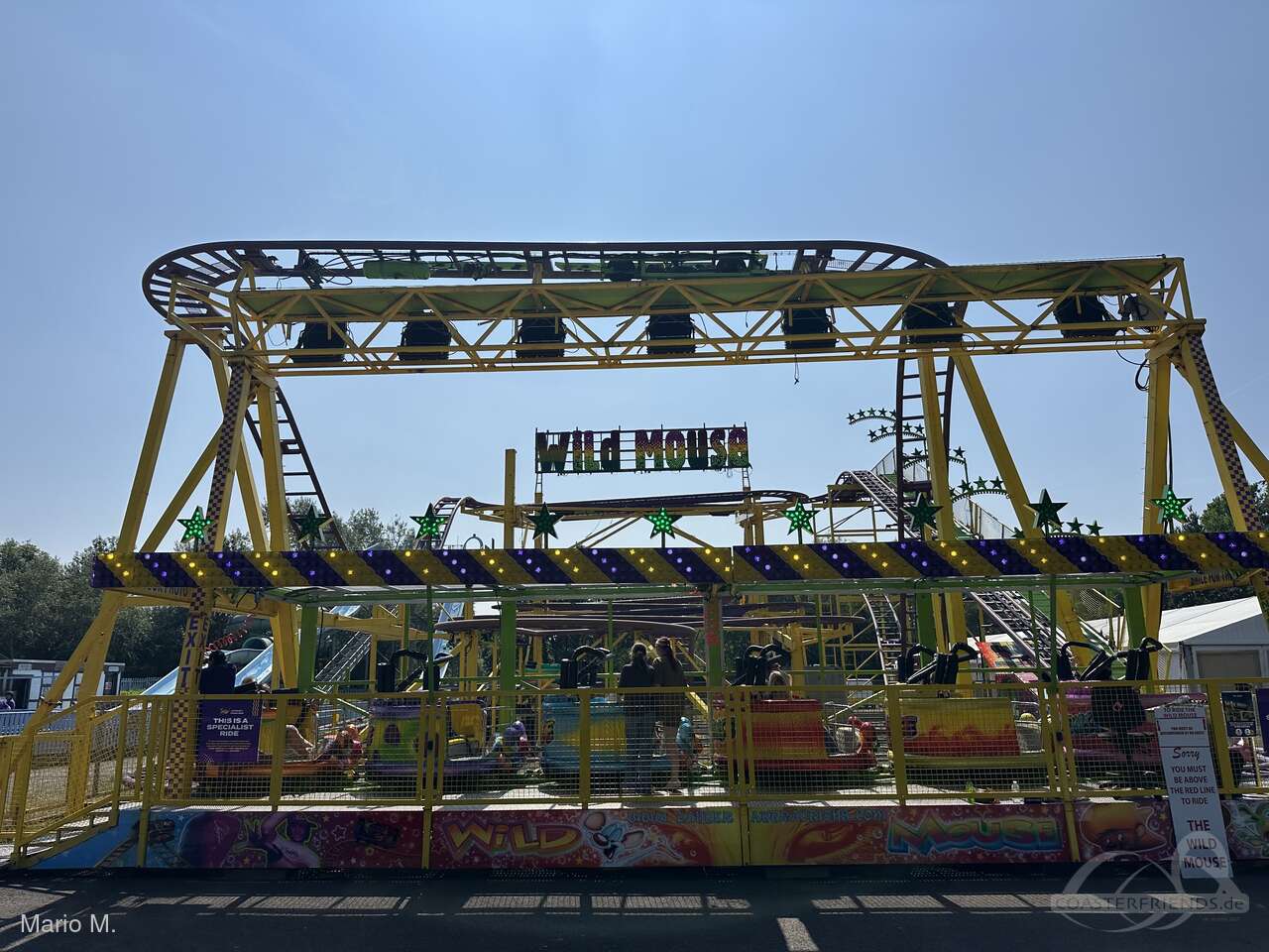 Wild Mouse im Park M&Ds Scotland's Theme Park Impressionen