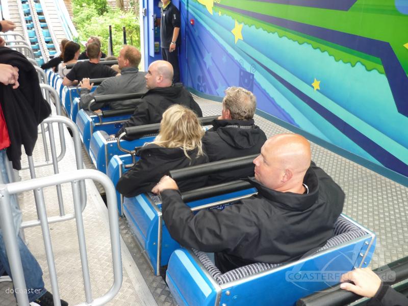 Blue Flyer im Park Blackpool Pleasure Beach Impressionen