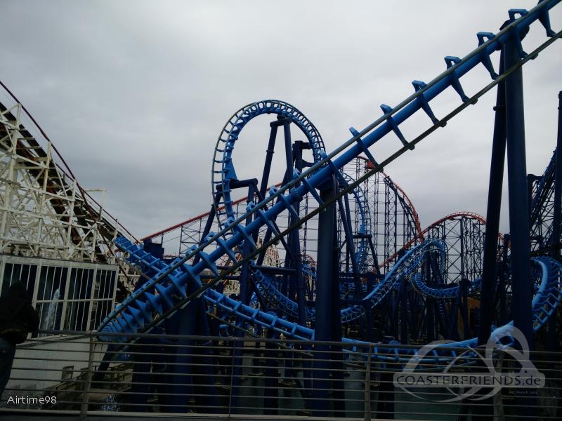 Infusion im Park Blackpool Pleasure Beach Impressionen