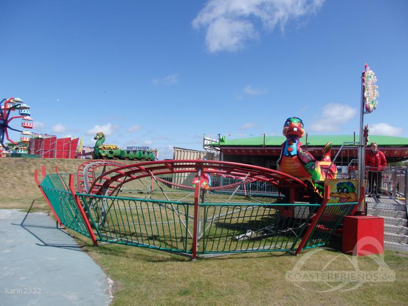 Family Ride im Park Southport Pleasureland Impressionen