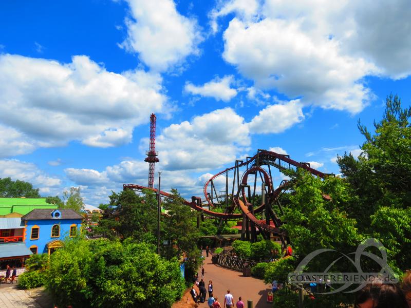 Nemesis Inferno im Park Thorpe Park Impressionen