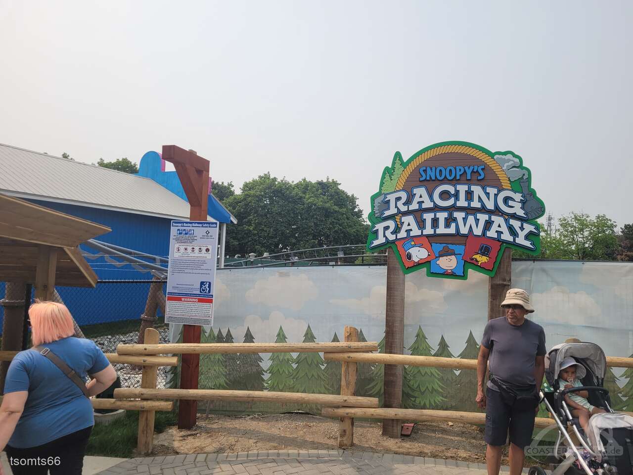 Snoopy's Racing Railway im Park Canada's Wonderland Impressionen